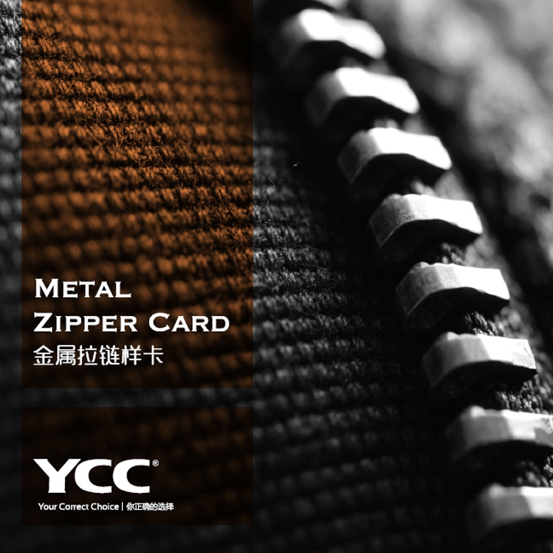 Metal Zipper Card
